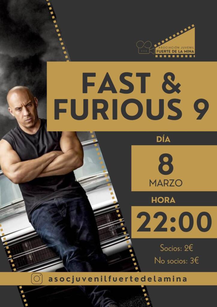 Cine en Almadén Fast & Furious 9