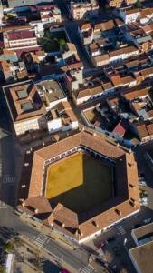 Vista aérea Plaza de Toros de Almadén