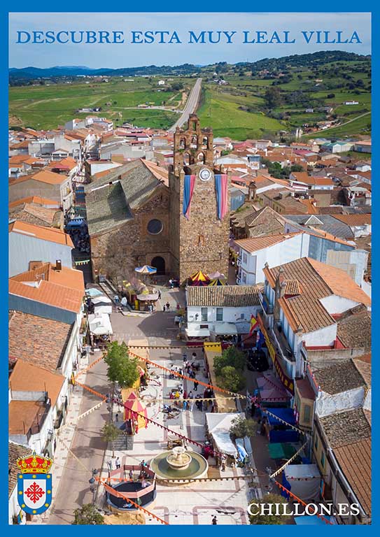 Vista de Chillón durante el IV Encuentro Medieval realizado en 2024